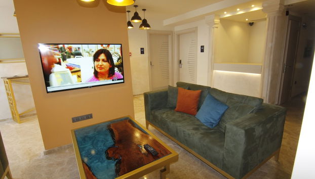 Sitzecke in der Lobby