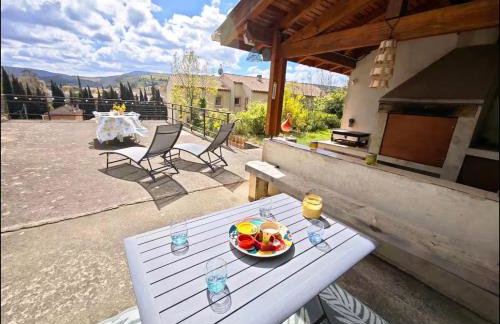 Chez Lilou et Papoum - Terrasse, vue & parking - Photo 22