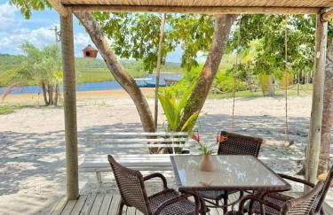 Container Vermelho na beira do rio e a poucos metros do mar com cozinha completo em mogiquiçaba bahia - Foto 11