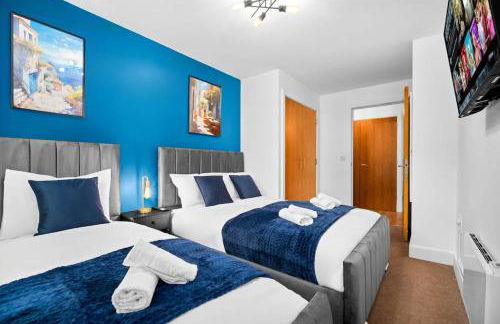 Sleeps 7 - 4 Beds Apt Arcadian Centre B'ham - Foto 17