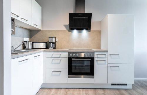 Godewindpark Deluxe-Apartment 2-12 mit eigener e-Ladesäule in der Tiefgarage und XL-Strandkorb am Strand - Foto 25