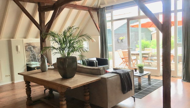 Boutique Holiday Home in Nieuwleusen near Forest - Foto 4, Sala de estar