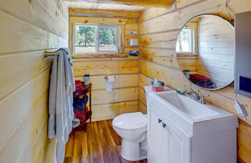 Mtn Views and Fireplace Cozy Trout Creek Tiny Home - Foto 13