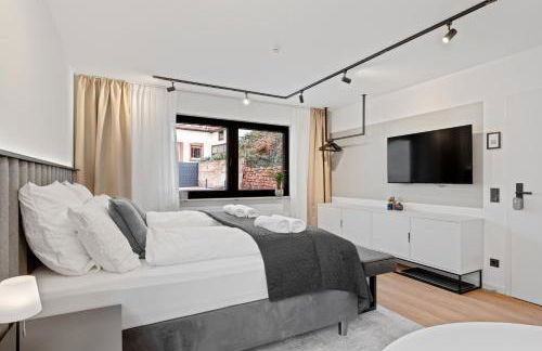 1-2 Personen - Parkplatz - Fahrradgarage - Zentrum - Küche - Klima - Foto 4