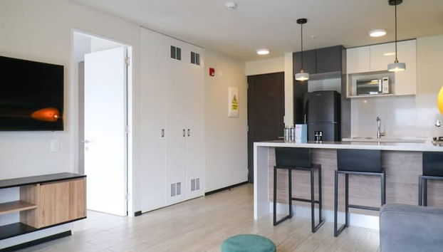 w Cheerful 1BR in Barranco - Foto 3, Habitación