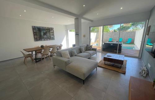 Villa design Cap dAgde piscine et plage - Foto 21