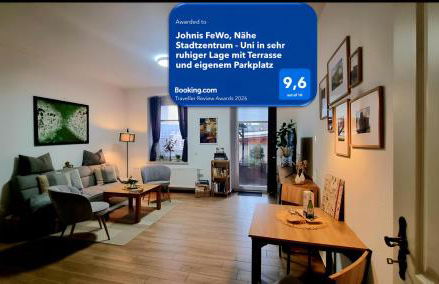 Johnis FeWo, Nähe Stadtzentrum - Uni in sehr ruhiger Lage mit Terrasse und eigenem Parkplatz - Foto 2