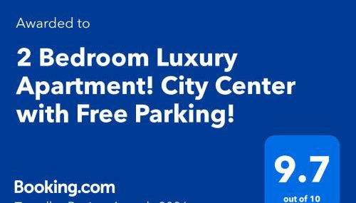 2 Bedroom Luxury Apartment! City Center with Free Parking! - Foto 2