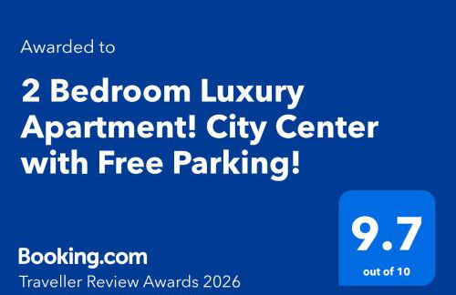 2 Bedroom Luxury Apartment! City Center with Free Parking! - Foto 2