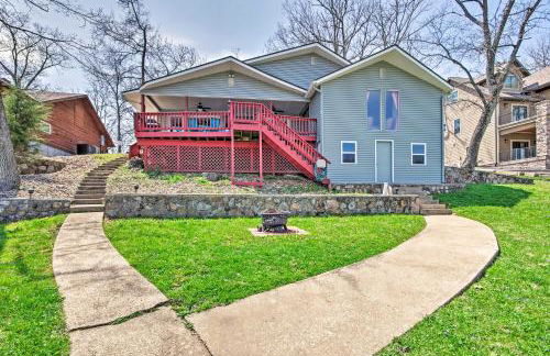 Fire Pit and Dock Lake of the Ozarks Hiller Haus - Foto 33