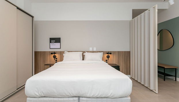 Studios Tower by Viva - Prédio com piscina e estacionamento no centro de Floripa - Foto 4