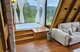 YESHUA - Cabana de Luxo com Hidro, Lago Natural e Adega - Foto 9