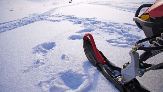 Ready for this snowmobile tour?