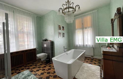 Luxus Ferienhaus Villa EMG Hannover, Messe, Braunschweig mit Sauna, Garten für Familien Gruppen bis 25 Personen - Foto 45