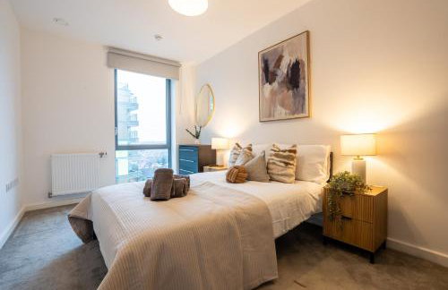 Central Wembley Stadium 1BR Flat - Sleeps 6 - Balcony - Foto 12