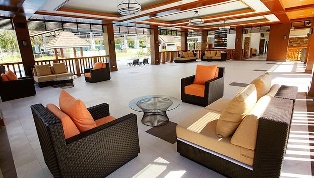 Sala de estar do lobby