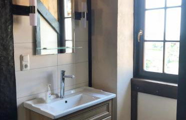 Romantische Ferienwohnung GERICHTSSTUBE im Rittergut Leppersdorf bei Radeberg für 6 Pers - Foto 13