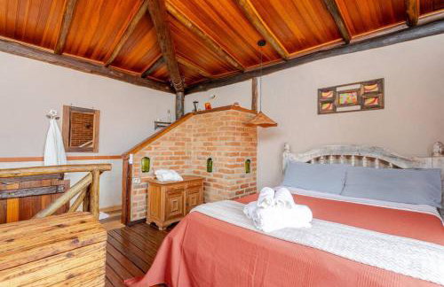 Casa de Hospedes Chalé Rustico com Banheira e Piscina Privativa a 1h de SP Espaço Totalmente Privativo - Foto 22