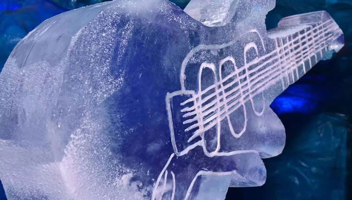 Esculturas de gelo no Icebar Iguazú