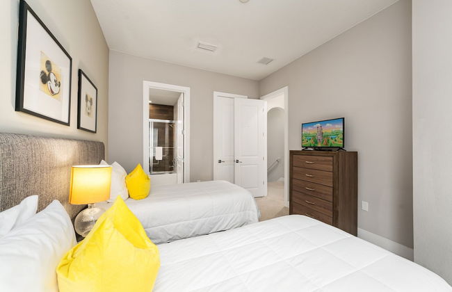 4 BR 4 BA Villa 5min Disneyworld 1804ft Gym - Foto 54