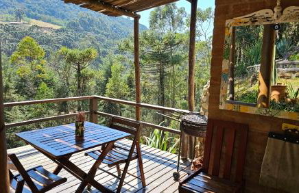 Chalé LuNê Vista para a Montanha , Banheira Imersão Externa e Lareira - Foto 20