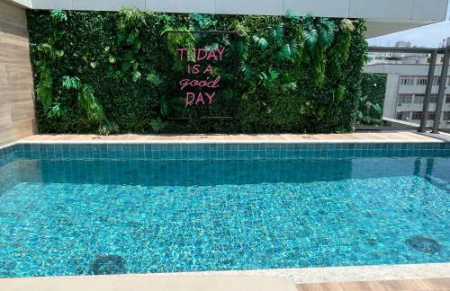 Apartamento Inteiro Novo Praia, 2 Varandas, Piscina e Vista Parcial MAC - Foto 58