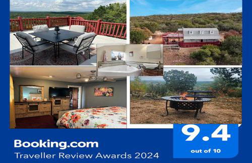 Entire 2br 2ba hilltop view home Sleeps 8 pets 4 acres Jacuzzi Central AC Kingbeds Office Free WiFi Parking Full Kitchen Refrigerator Washer Dryer Furnished Three 3 Large Sunset Dining Patios Grill Stovetop Oven Hiking Wildlife Firepit Quiet very Secluded - Foto 30