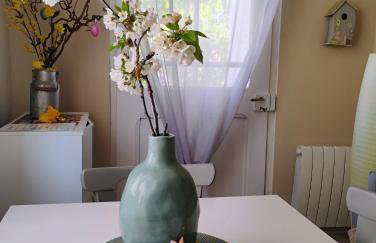 Gîte Le Marronnier, parking et terrasse au calme, entre Colmar-Riquewihr et Obernai, vue sur espaces verts et coteaux d Alsace, route du vin-châteaux - Foto 40