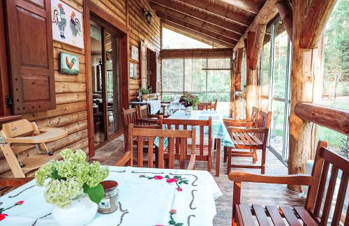 Leśny Zakątek balia kąpielowa ognisko sauna basen rowery w cenie pobytu Realizujemy Podlaski bon turystyczny - Foto 40