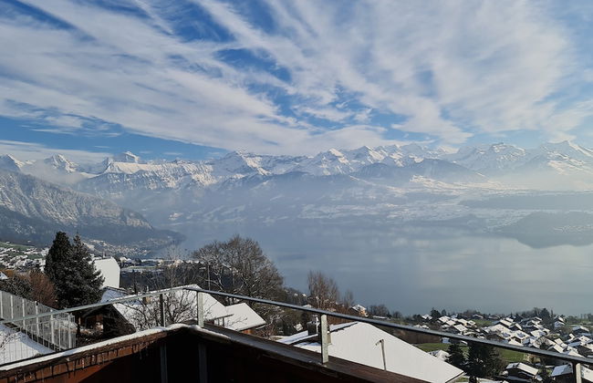 Chalet With Panoramic Views of the Mountains of the Oberland and Lake Thun - Foto 50