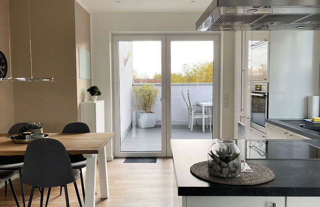 Modernes Apartment über den Dächern von Osnabrück - Foto 9