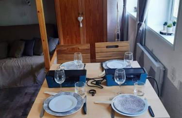 Studio avec linge de maison fourni et tout équipé aux pieds des pistes - Foto 3