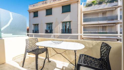 Large studio - 50m Cannes beach - terrace sea view - Foto 3