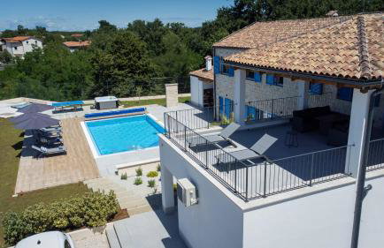 Villa Blue Moon for 9 persons near Porec with 42 m2 heated pool, wellness, kids playground & sea view - Foto 34