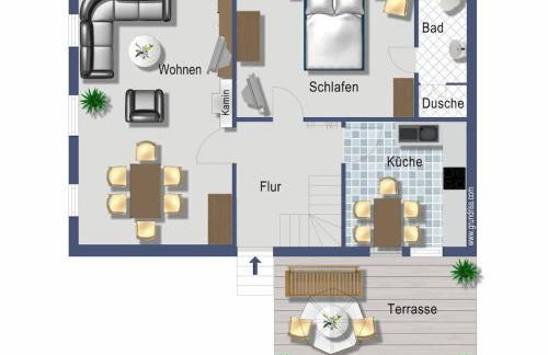 Holiday home Bauernhauschen in the Rhon - Foto 21