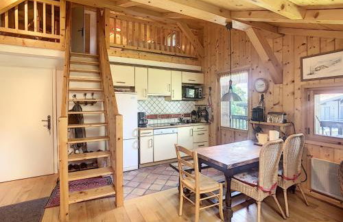 Appartement cosy avec mezzanine, au pied des pistes à Combloux, parking inclus - FR-1-560-25 - Foto 7