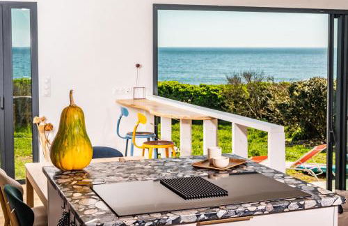 Villa Ponant 5 étoiles à Doëlan, piscine face mer - Foto 4