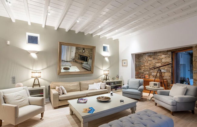 Inviting 8-bed Villa in Ermoupoli - Villa Blueros - Foto 9