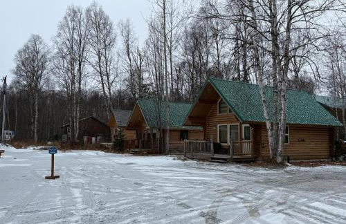 Talkeetna Log Cabin with Hot Tub Unit 1 - Foto 24