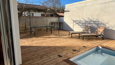 Maison familiale piscine 3 chambres Gujan-Mestras ! - Foto 5, sunbed