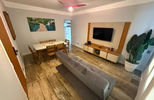 Frente Mar com garagem, Ar Condicionado e WI-FI grátis em Santos - Foto 34