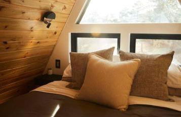 Modern A-frame w/ hot tub + view - Foto 42