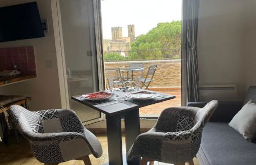 Grande terrasse CLIM parking privé SMART TV, local velos - Foto 3