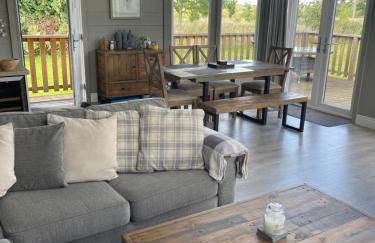 Glasshouse hot tub lodge - Foto 12