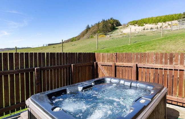 Woodpecker Lodge With Hot Tub Near Cupar, Fife - Foto 21