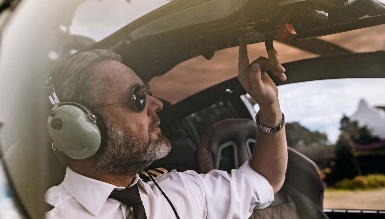 Vol en hélicoptère au-dessus d'Abou Dabi