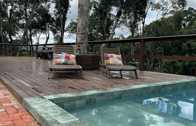 Recanto dos Pássaros na Serra em Rancho Queimado com Piscina Aquecida - Foto 15