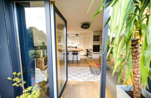 L'Olympique: appartement cosy, vue canal grande terrasse et parking - Foto 10