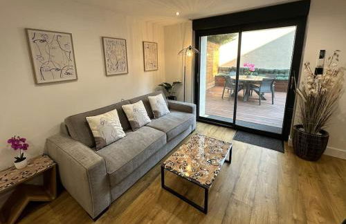 Le Briand Appartement 4étoiles Nancy Thermal Cosy avec Terrasse Wifi - Foto 5