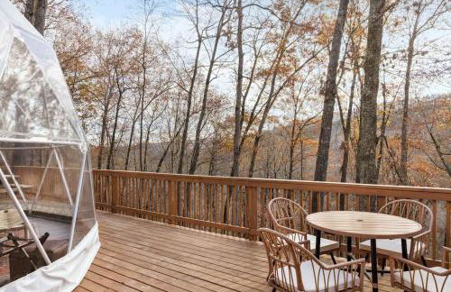 Glamping Dome w Hot Tub Fire Pit & River Access - Foto 38